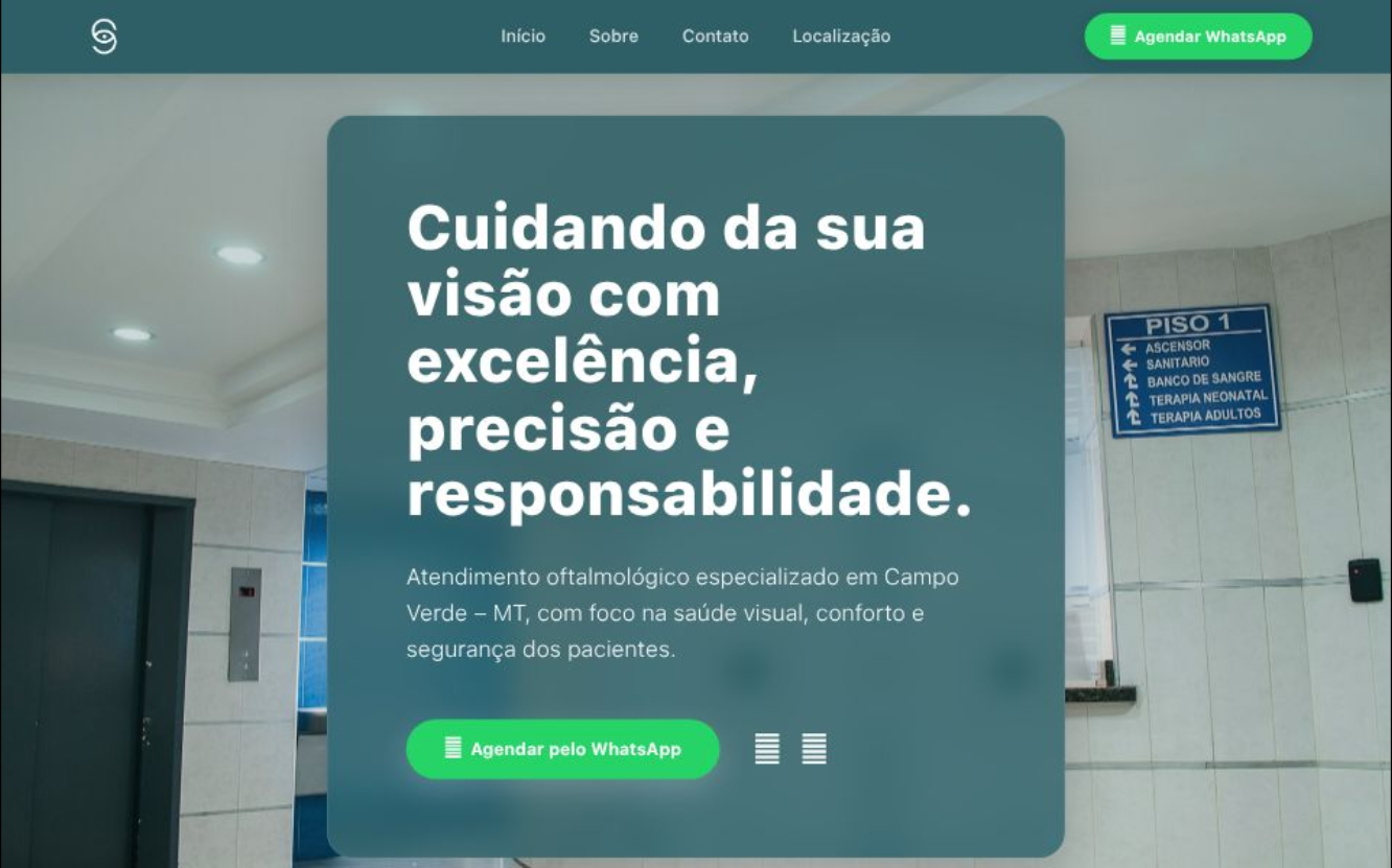 Clínica dos Olhos Banner